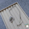 Кулон Дзеркало 18*25 Ажур. Колір срібло. На ланцюжку